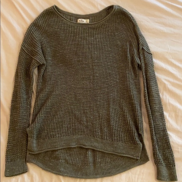 Hollister Dark Green Crewneck Sweater, Small - Picture 1 of 3